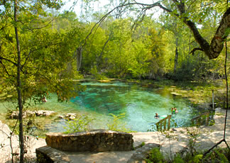 Residents and visitors enjoy Ichetucknee Springs.